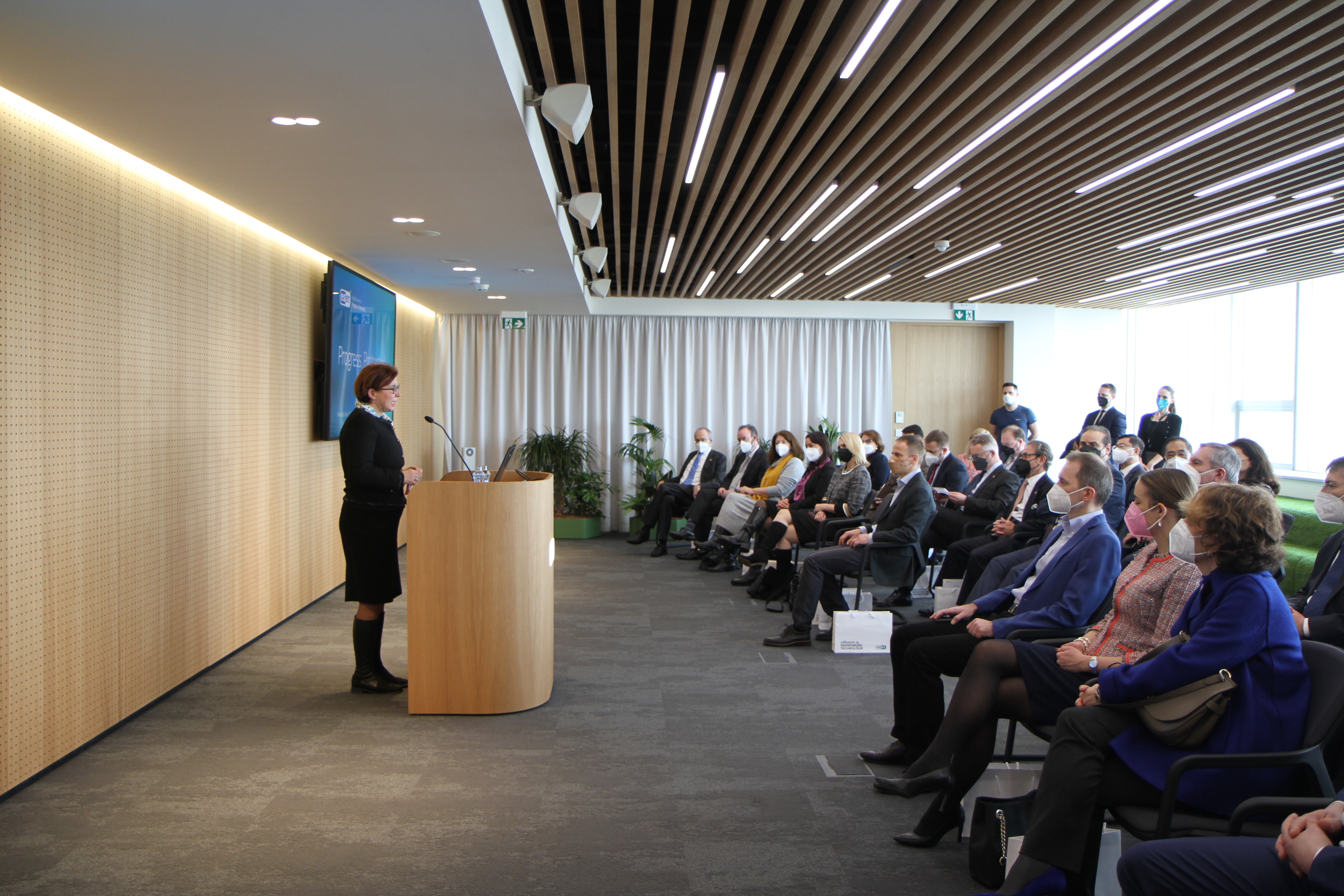 Štátna tajomníčka Ingrid Brocková na Inovačnom dni.