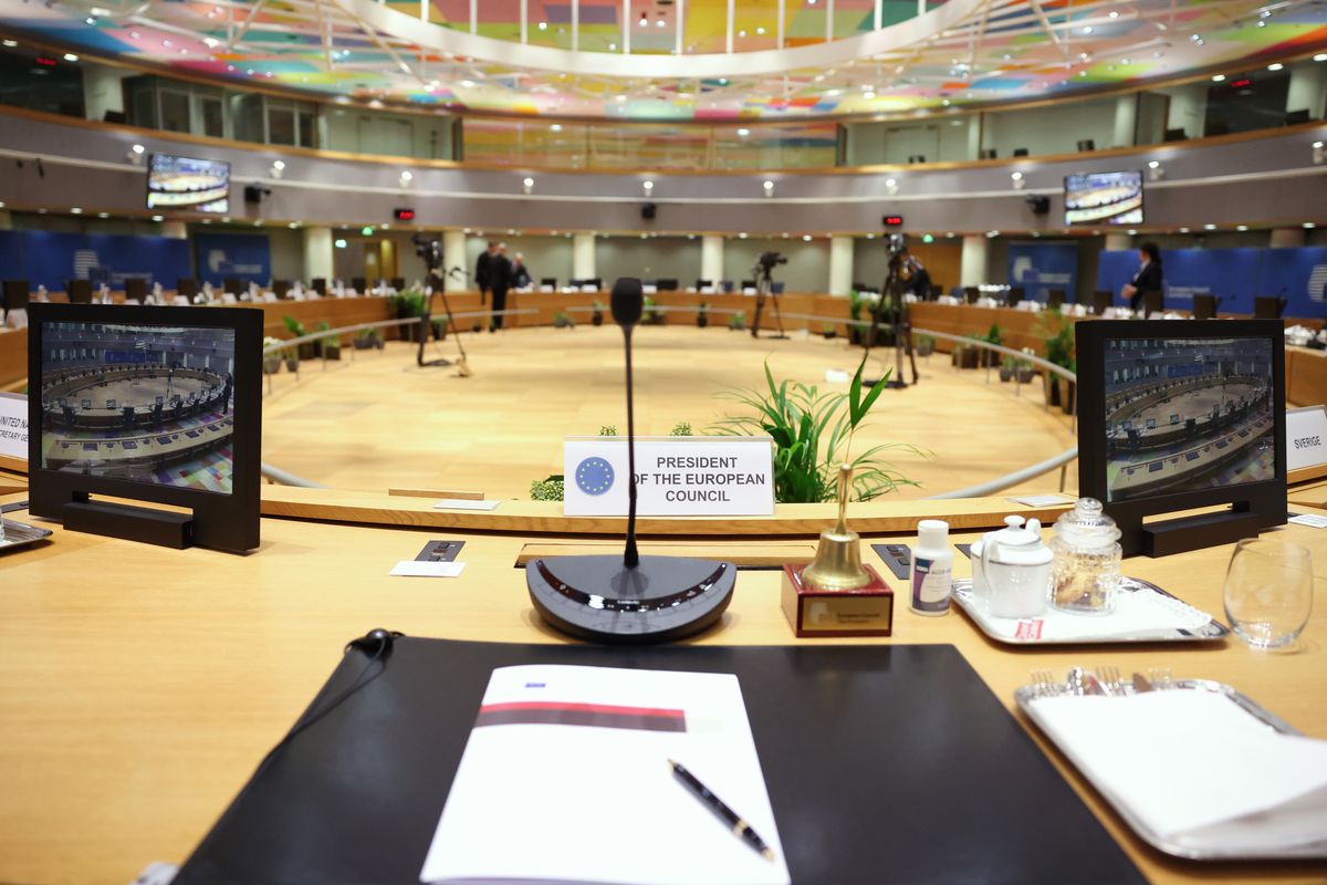 V dňoch 23. a 24. marca 2023 sa v Bruseli uskutočnilo zasadnutie Európskej rady a Eurosamitu. Slovenskú republiku zastupoval predseda vlády SR E. Heger. Foto: Európska únia