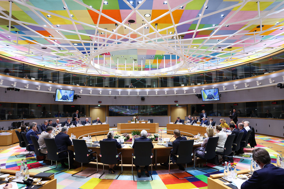 Zasadnutie Európskej rady a samitu eurozóny 20. marca 2025 v Bruseli. Foto: Európska únia.