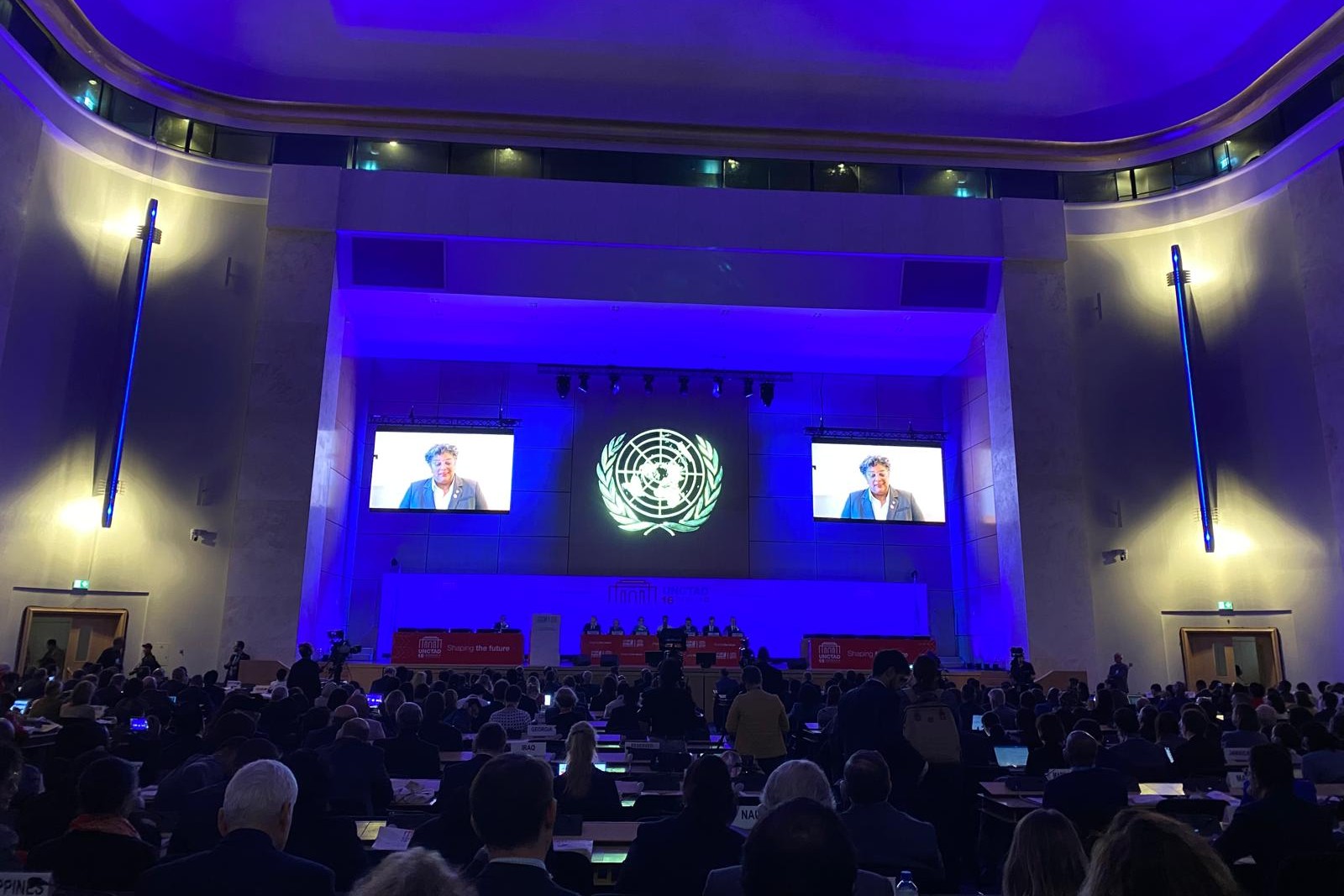 Konferencia UNCTAD16 v Ženeve.