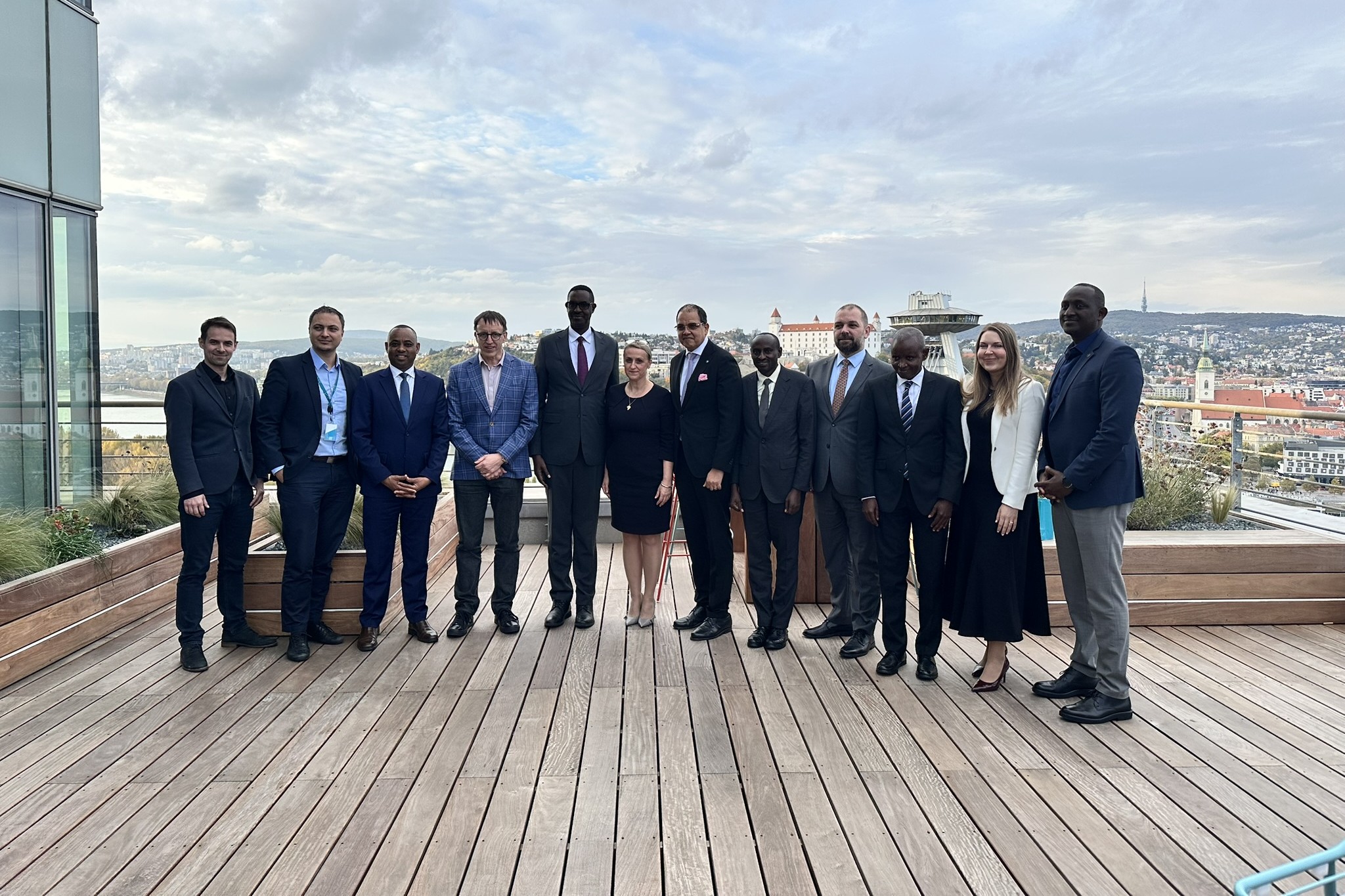 Delegácia v sídle spoločnosti ESET.