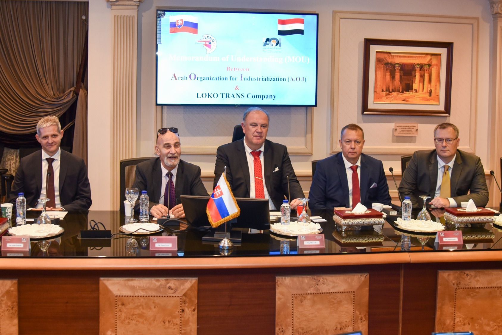Slovenská firma LOKO TRANS Slovakia vstupuje na egyptský trh.
