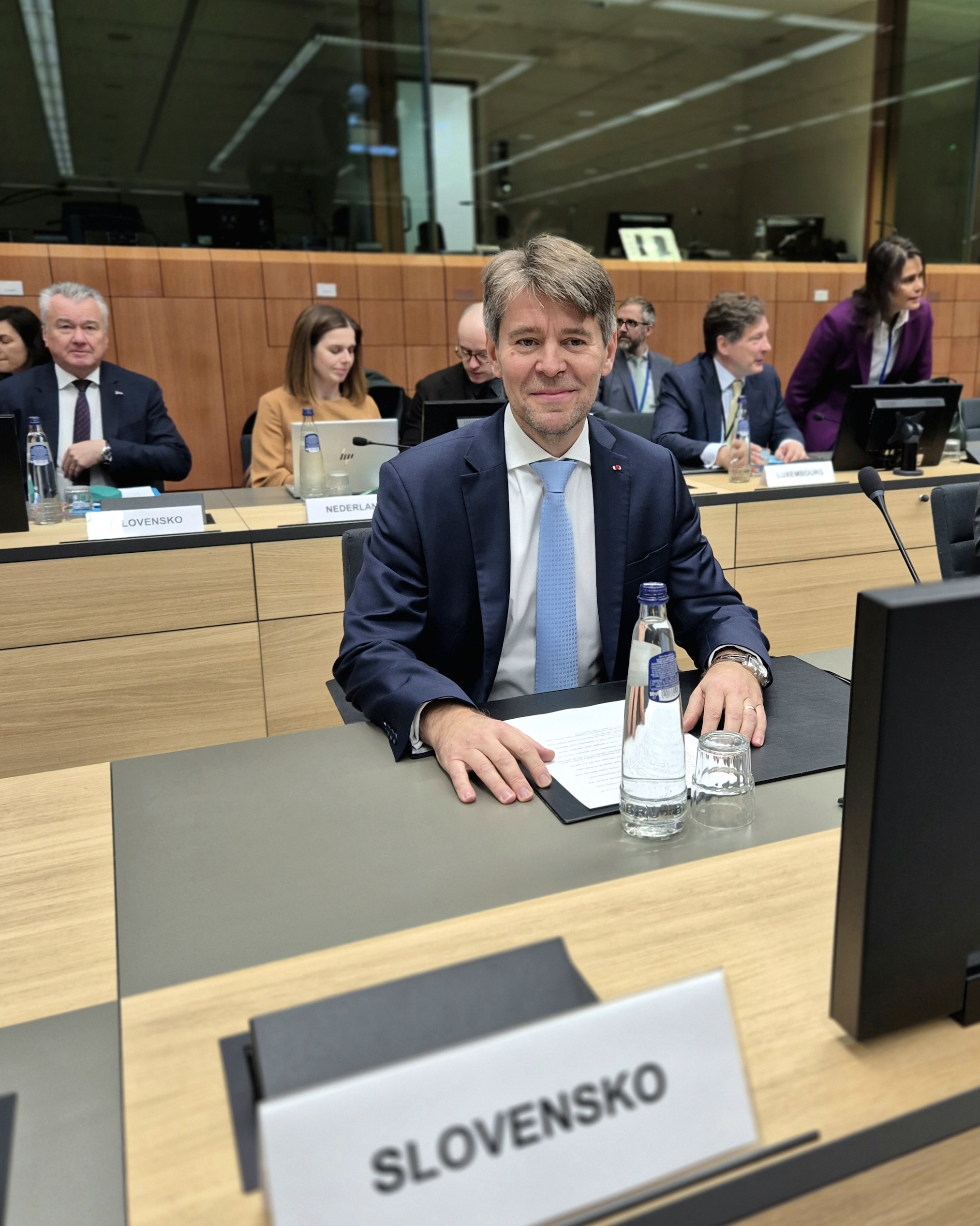 Štátny tajomník M. Eštok na zasadnutí Rady EÚ pre všeobecné záležitosti.