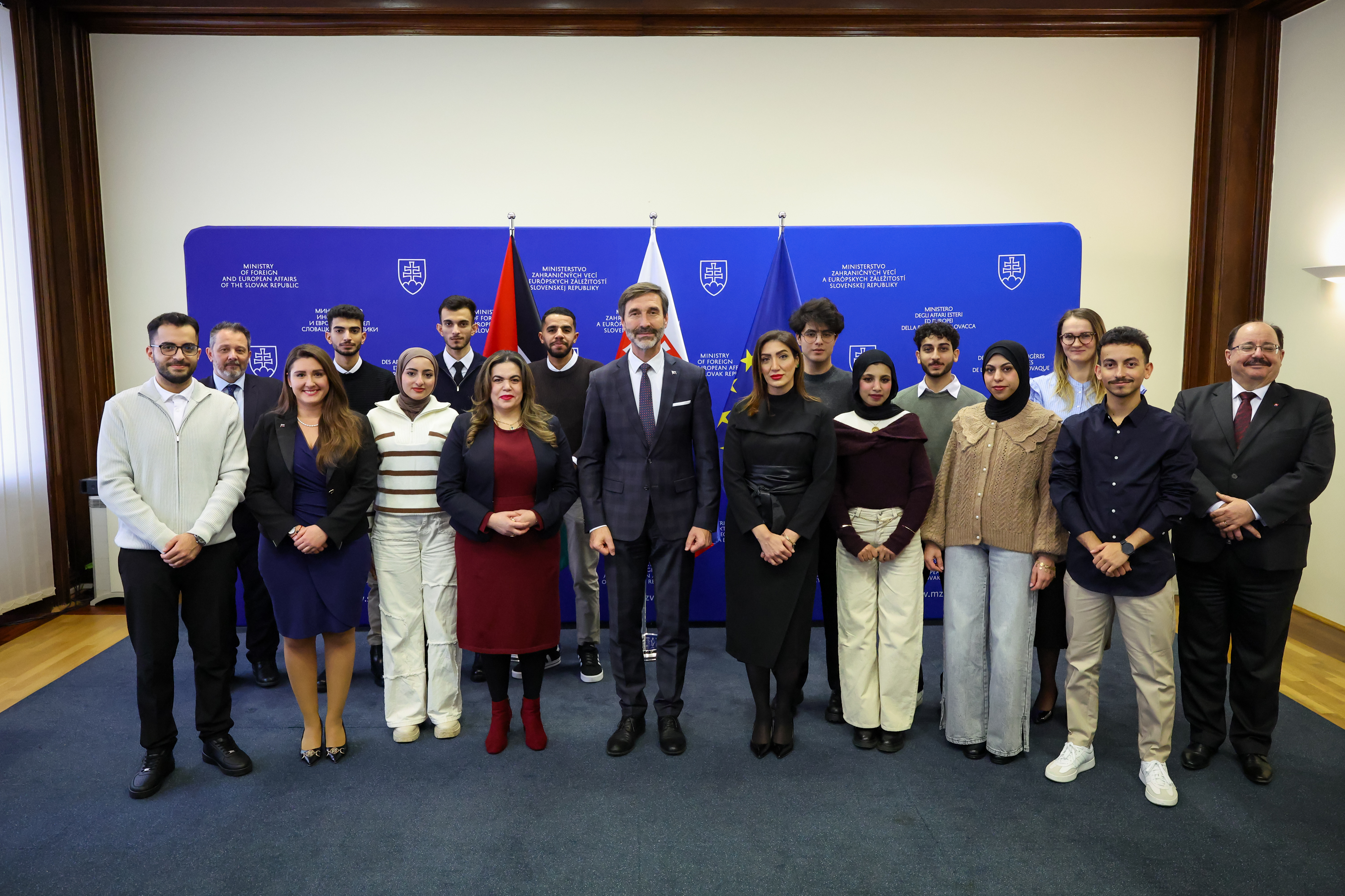 Palestínski štipendisti z Pásma Gazy poďakovali Slovensku.