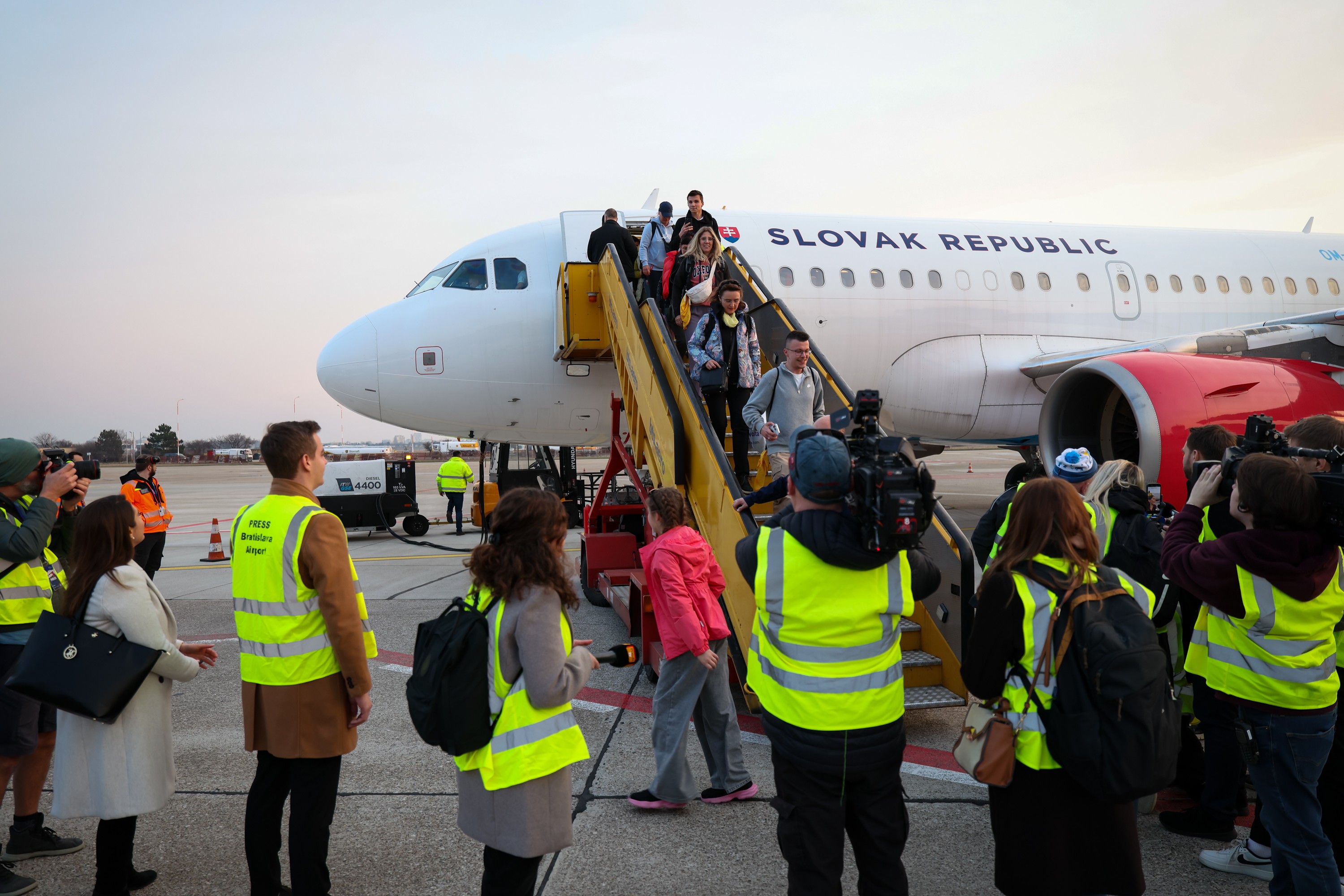 Evakuačné lety z Blízkeho východu.