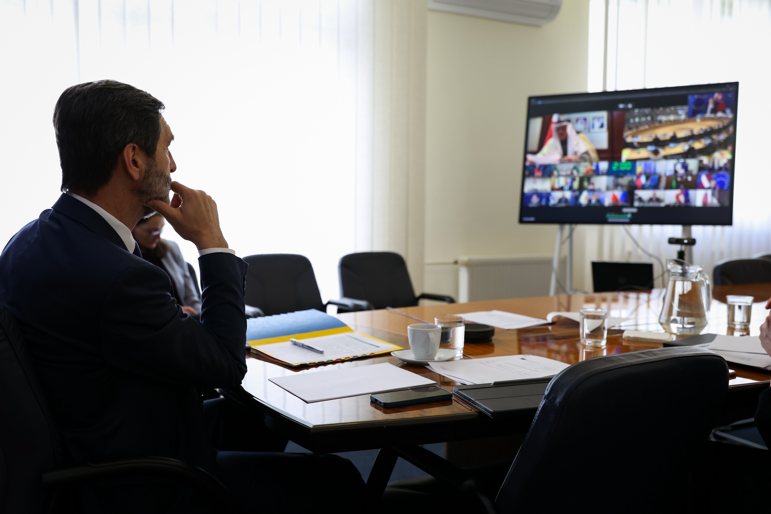 Minister J. Blanár zastupoval SR na mimoriadnej videokonferencii k situácii na Blízkom východe.