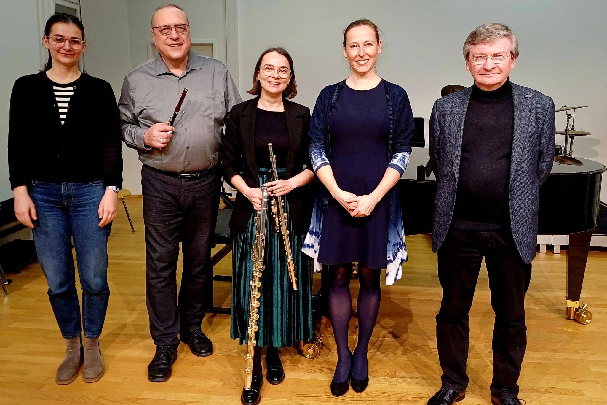 Flautový koncert na zámku Liesing.