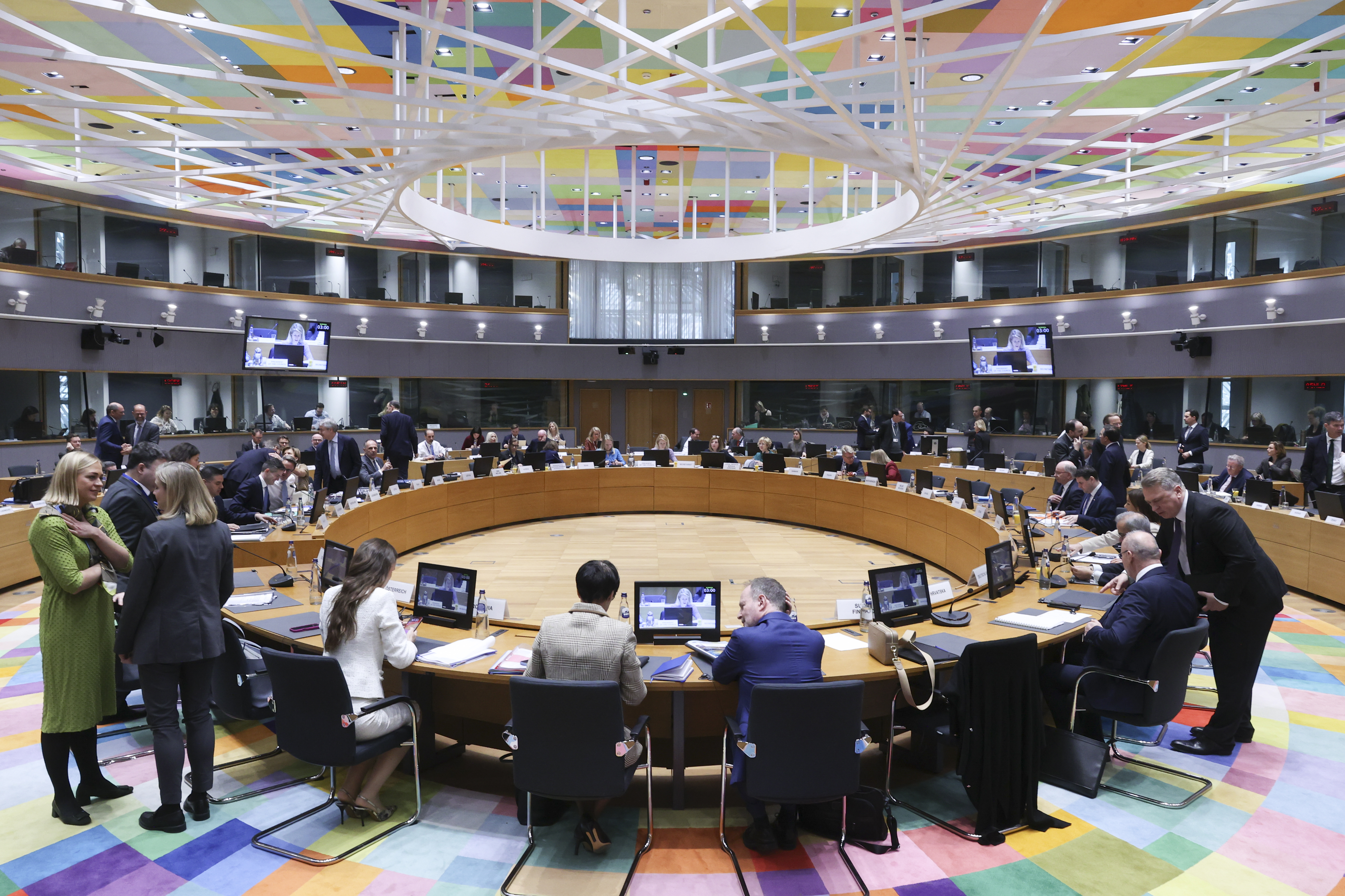 Zasadnutie Rady EÚ pre zahraničné veci v Bruseli.