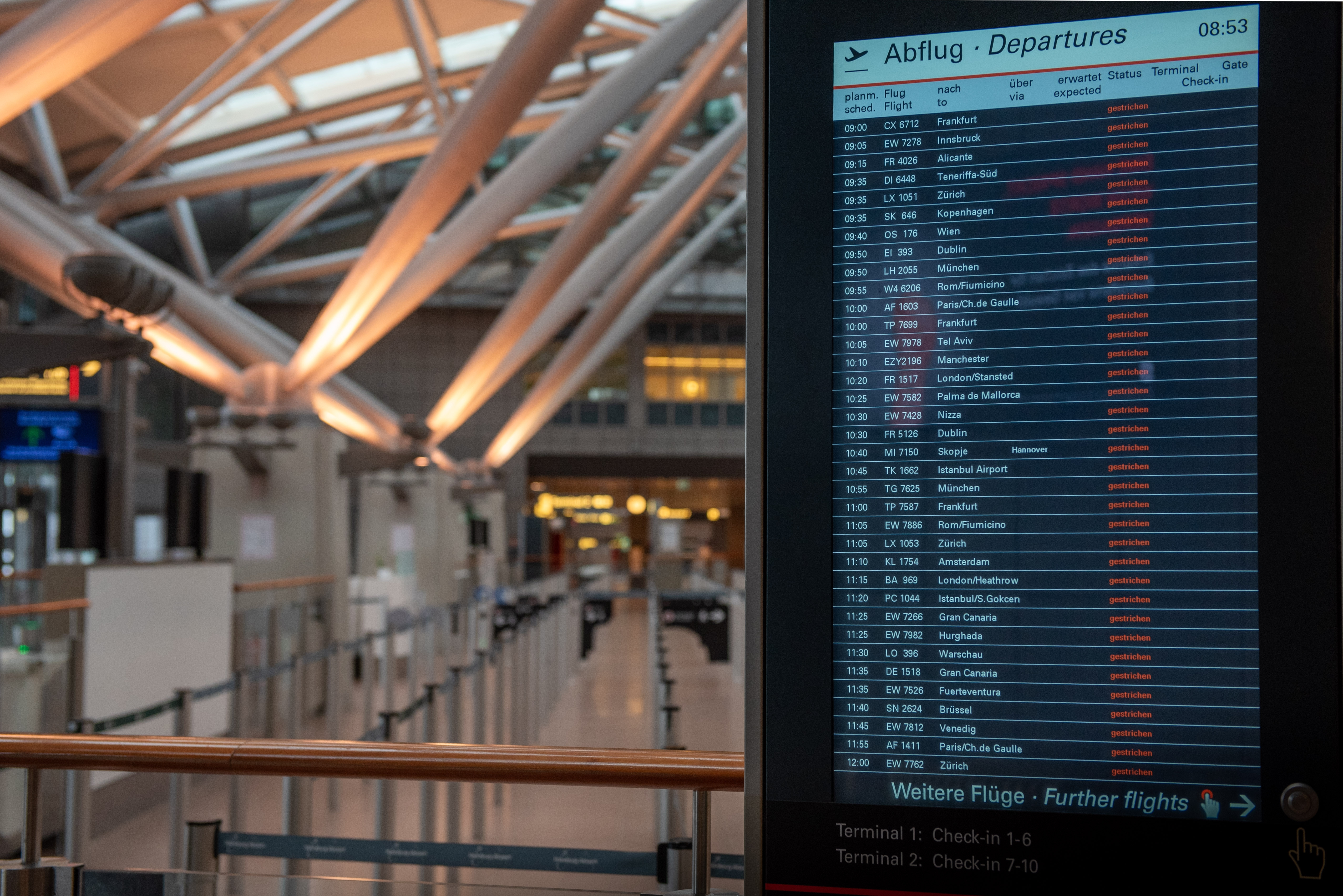 Letisko v Hamburgu, ilustračná fotografia Martin Furtivo / Shutterstock.com.