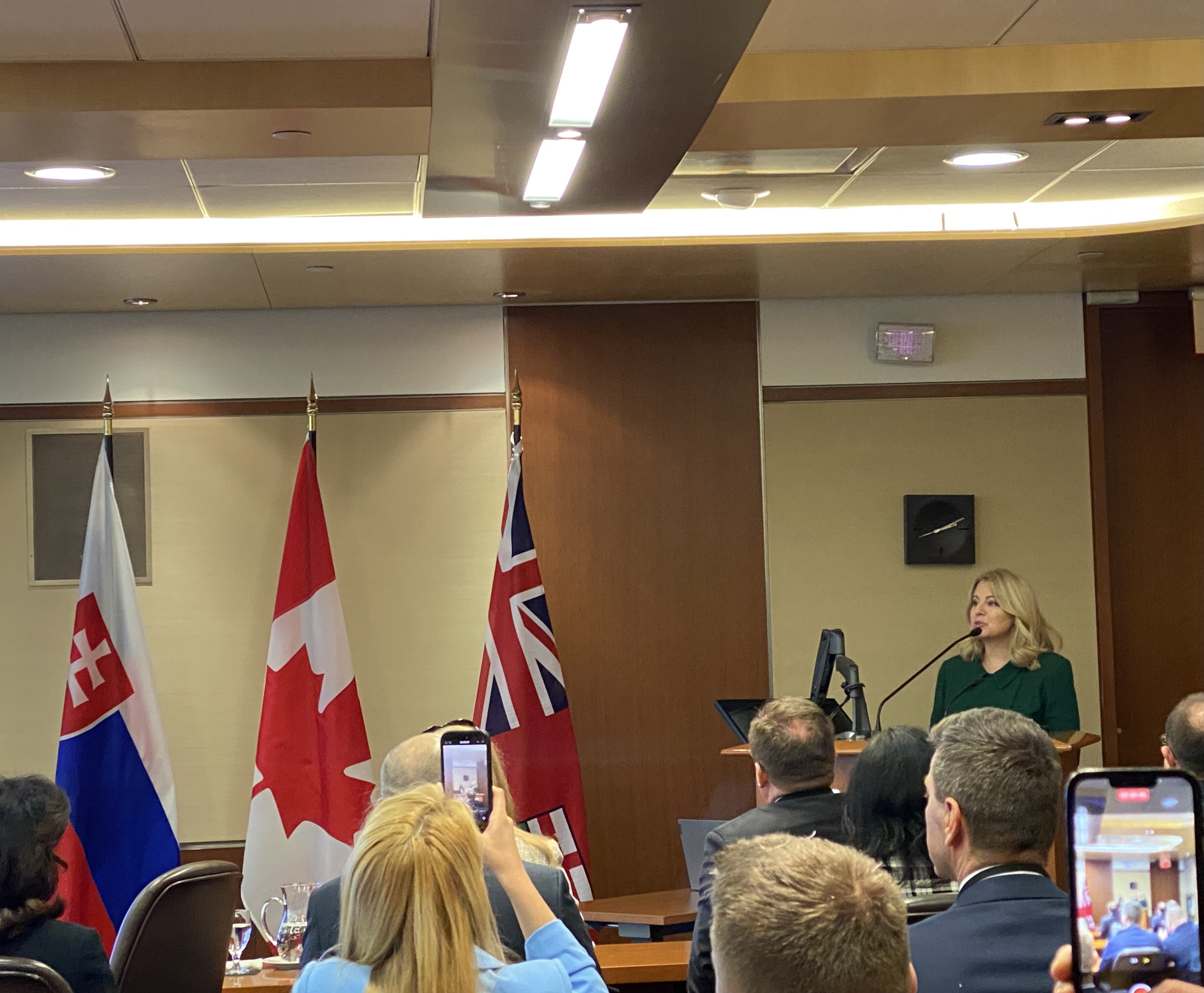 Prezidentka SR Z. Čaputová otvorila v Kanade podnikateľské fórum