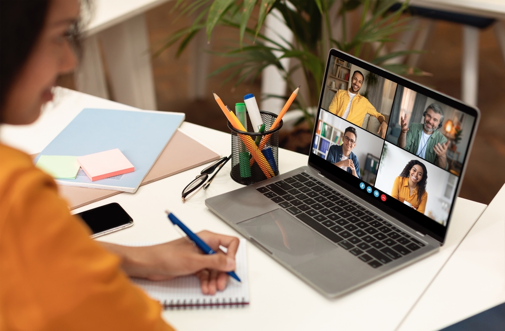 Webinár, ilustračná fotografia.